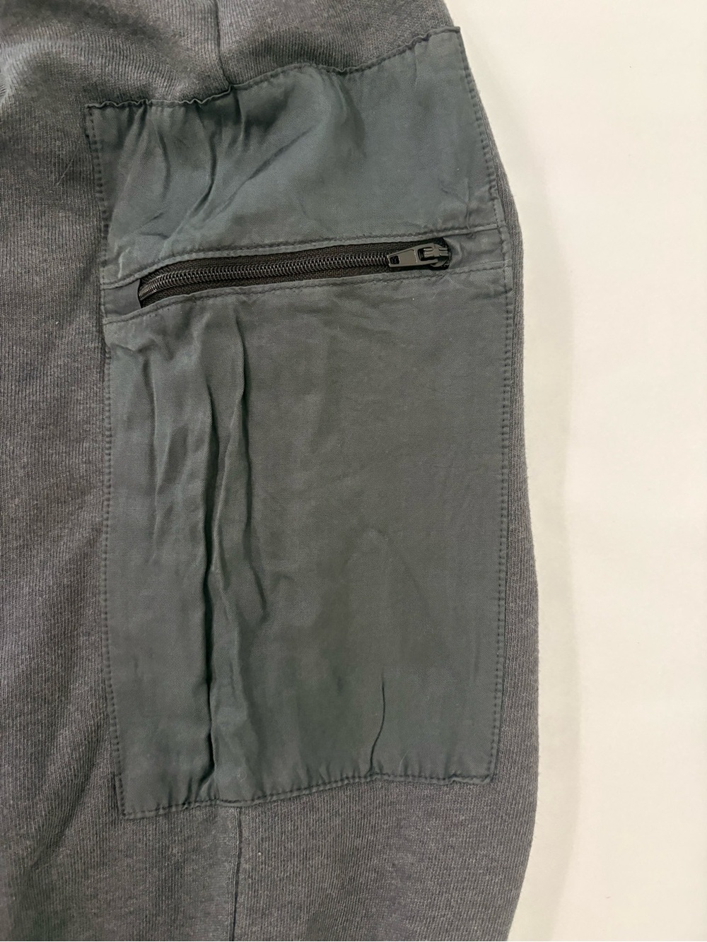 Sundry for Anthropologie Cargo Sweatpants Sz XS Washed Black NWT - Picture 6 of 13